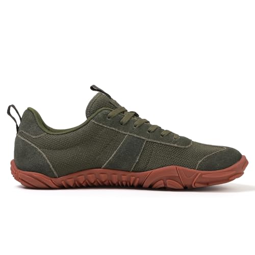 Image of UBFEN Womens Barefoot Shoes Mens Wide Toe Box Zero Drop Minimalist Sneakers | Laces Up, Lightweight, Breathable, Comfortable, Suitable for Walking, Travel, Light Hiking, Trail Running, Tennis, Daily Wear