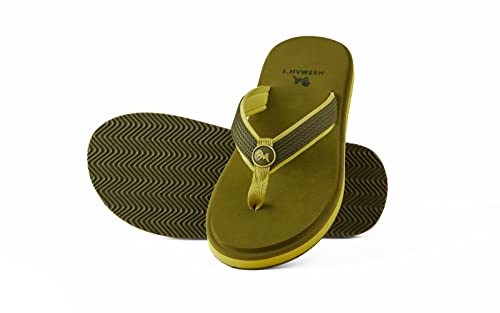 Image of Neeman's Eco Fluffy Orthopedic Slipper for Men | Soft Arch Support Chappal & Sliders | Cushioned Casual Flip Flops | Lightweight Slip-On Flips | Sleeper for Daily Use Indoor Outdoor