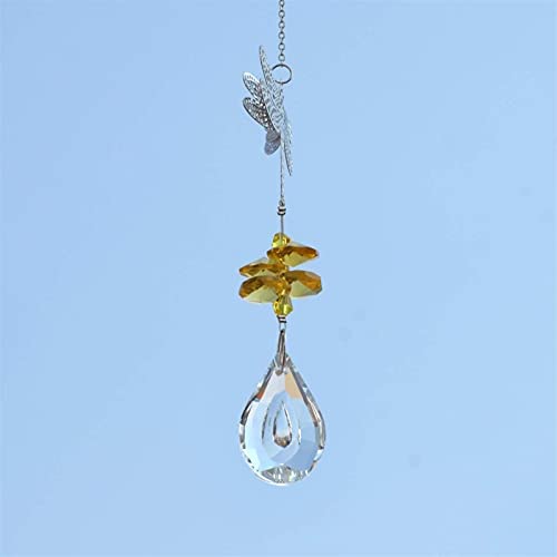 Dragonfly Crystal Suncatcher Prisms Bead Hanging Crystal for Windows Prisms Garden Wedding Christams Decor Rainbow Maker… - Image 5