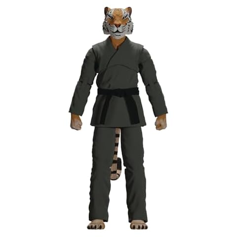 Icon Heroes Zoo Jitsu: Tiago The Tiger (Green Gi) 6-Inch Action Figure Cover