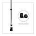 ORTONES | Pack de 2 Muletas Adulto Regulable de Aluminio