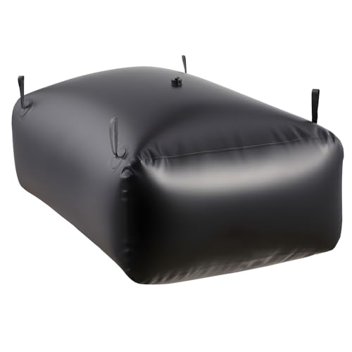 VEVOR Water Storage Bladder, 264.2 Gal Collapsible Water Storage Bag, Wear-Resistant 1000D PVC Soft Waters Bag, Leakproof Camping Tank Containers for Garden Irrigation RV Emergency Use, Black by VEVOR - Image 3