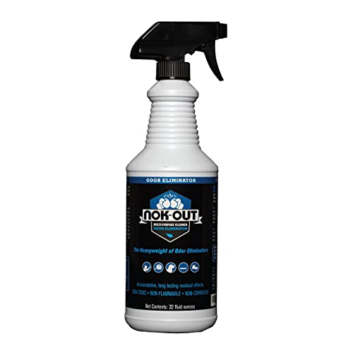 Nok-Out Odor Eliminator, 32 Oz Trigger Spray, Multi-Purpose Odor Eliminator and Cleaner