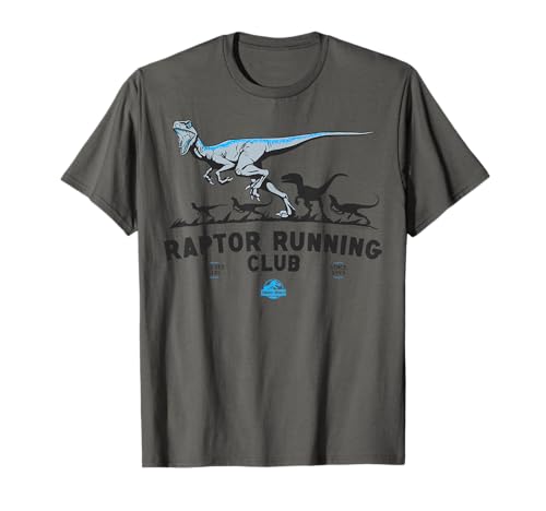 T-shirt Jurassic World vêtement coton graphique Raptor Running Club