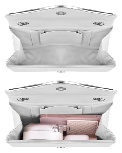 Image of TINDTOP Clutch Purses for Women, PU Leather Formal Evening Bags Shoulder Party Handbags Wedding Cocktail Prom Clutches