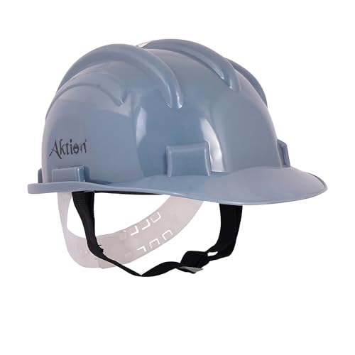 Image of Aktion AK H11 GRY Safety Helmets Nape Type, IS 2925:1984 Color: Grey, Pack of 2
