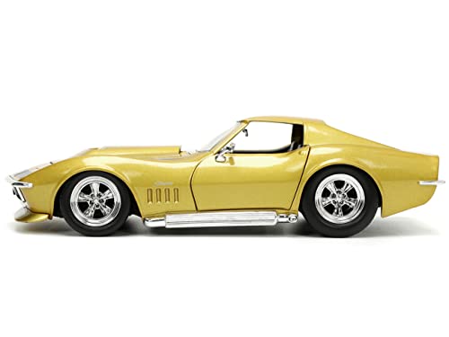 Jada Toys Big Time Muscle 1:24 Chevy Corvette 1969 miniatura 3