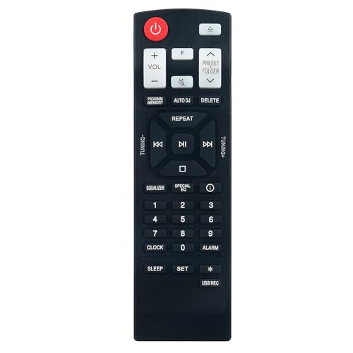 AKB75815301 Replace Remote Control fit for LG CD Home Audio CM4590 CJS45F CJS45W CK43 CKM4 CKS43F XBOOM Hi-Fi Shelf System