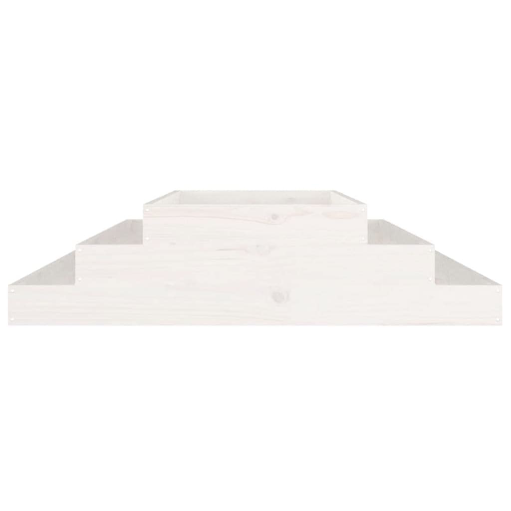 Hochbeet Schmal,Blumenkasten Balkon pflanzkBel Wei 110x110x27 cm  Massivholz Kiefergeeignet Fr Garten, Eingang, Wohnzimmer, Korridor, Bro,  Balkon, Auenbereich: Amazon.de: Garten