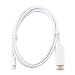 Produktbild Professionelle 1,8 Mt 6 Füße Mini Display Port DP zu HDMI 1080 P Schnelle Ladegerät Adapter Original Kabel Für Mac Für MacBook Weiß (Gold) DEjasnyfall