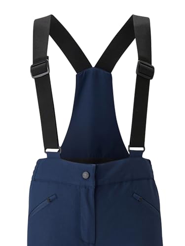 Ziener Mädchen AFIA-Z Ski-Hose/Schnee-Hose | wasserdicht, Träger, Dark Navy, 152