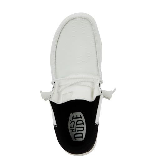 HEYDUDE Wally Tri Varsity Sport Mesh - White/White2