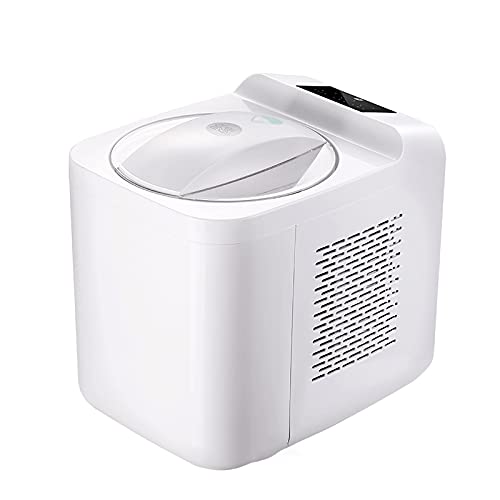 ChengBeautiful Eismaschine Eismaschine Home Ice Cream Machine Dessertmaschine Automatische Kühlung Eismaschine (Farbe…