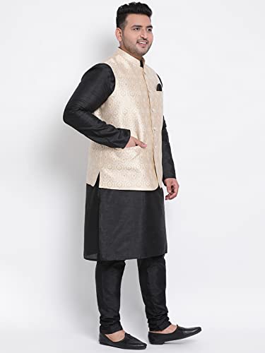 Image of hangup Men 3Pc Kurta Harem and waistcoat