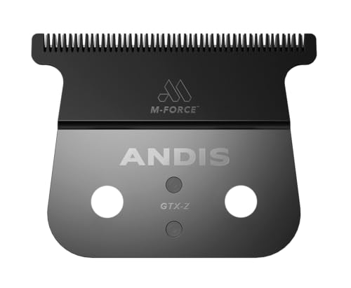 Andis 562009 GTX-EXO M-Force Lame de coupe Hiar de rechange, denture profonde, zéro écart, noir