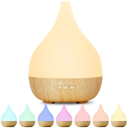 SNOWSEN Aroma Diffuser, 350ml Aromatherapie Diffusor für ätherische Öle, Ultraschall-Luftbefeuchter