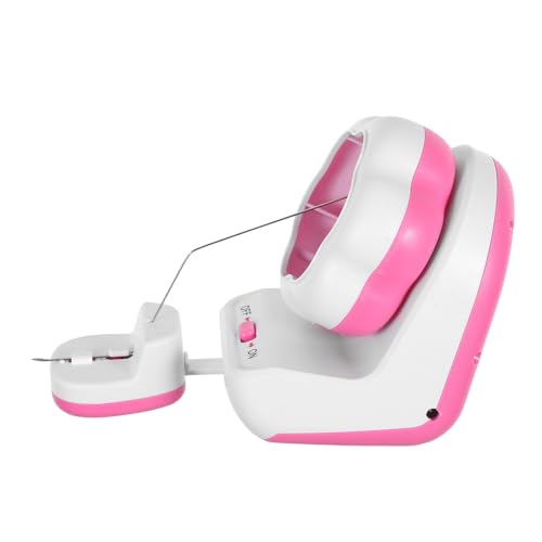 Luxshiny Máquina Automática para Hacer Pulseras de Color Blanco, Herramienta de Joyería de Bricolaje Cuenco Giratorio para Cuentas de Plástico, Dispositivo Portátil para Fabricar Collares