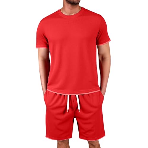 Ensemble homme été à design faux deux pièces unique pour une coupe ajustée parfaite
