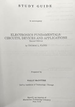 Paperback Electronic Fundamentals: Study Guide Book