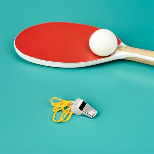 Silbatos de árbitro metálicos con cordón, 48 piezas miniatura 7