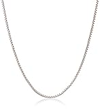 Honolulu Jewelry Company Sterling Silver 1mm Box Chain (19 Inches)