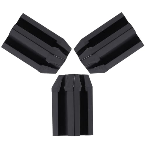 IWOWHERO 3Pcs Eyebrow Pencil Sharpener Durable Makeup Pencil Sharpeners for Eyebrow Liner and Cosmetic Tools Lightweight and Portable Design Black