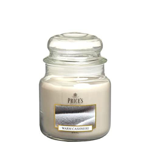 Price's Duftkerze im Glas, warm, mittelgroß, holzig, köstlich, hochwertiger Duft, langanhaltender Duft, bis zu 90 Stunden Brenndauer