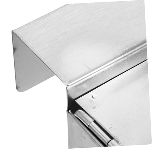 Support boîte à moufles en acier inoxydable support mural compact rangement argenté