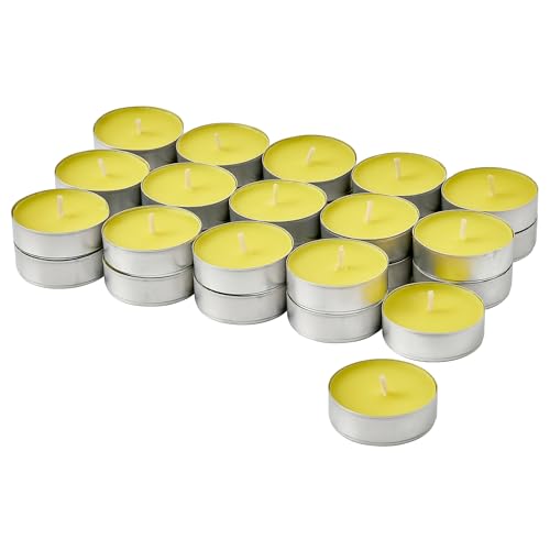 ProTuning BLODHÄGG - Vela perfumada, limón y hierba de limón/amarillo, 3,5 horas