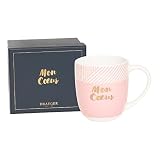 DRAEGER PARIS | Mug rose en céramique'Mon cœur' | Idée Cadeau pour Amis, Couple, Amoureux, Famille, Sœur | Mug et tasse à café avec Coffret Cadeau