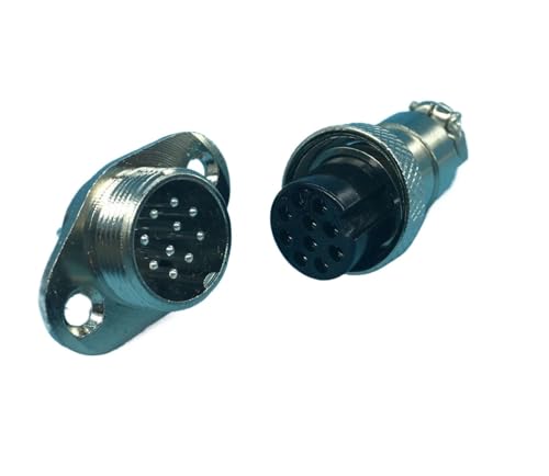 Connecteur M16 10 broches mâle pour panneau électrique industriel