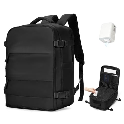 SZSYCN Vakuum Rucksack Mit Pumpe Ryanair Handgepäck 40x30x20 Reiserucksack Flugzeug Damen Wizzair Handgepäck 40x30x20 Easyjet Tasche 45 x 36 x 20 cm Bordgepäck Laptop Rucksack 16 Zoll