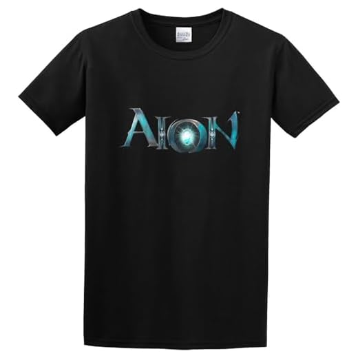 Aion Upheaval Game Logo Men Cotton Blend Shirt Size L