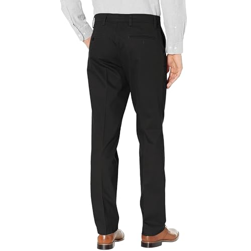 Mens Straight Fit Casual Pants with Expandable Waist Flat Front Chino Pants4