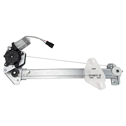Image of TRQ Rear Left Power Window Regulator & Motor Assembly Drivers Side Compatible with 2009-2014 Honda Fit