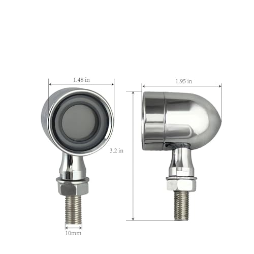 Lampe feu arrière clignotants LED pour motos chopper avec feu frein - 3