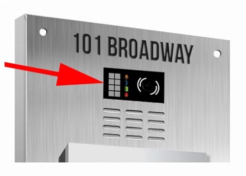 Alpha Communications ATPGB2CAMWI Add'L. Cost GB2 Camera Window; Requires EL632/GB2B Camera Speaker/Microphone Module (Sold Separality); Installed Behind Plate