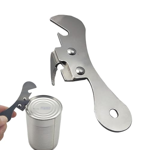 Abrelatas manual,abrebotellas y botellas de metal - accesorio de cocina ergonómico agarre cómodo para uso en casa, restaurante de viaje, camping