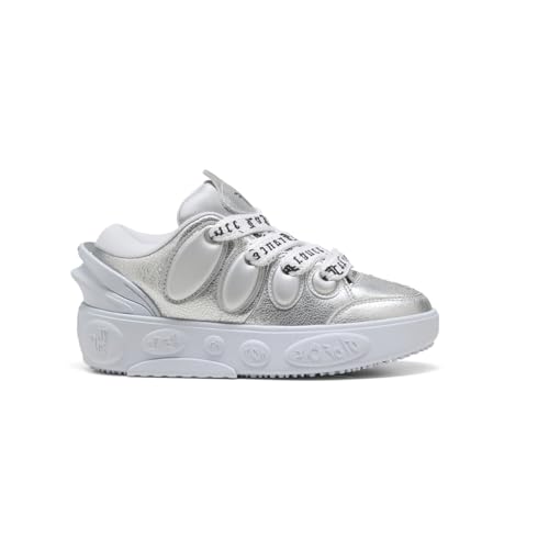 PUMA Kids Boys La Francé Chrome Lace Up Sneakers Shoes Casual - Grey - Size 4.5 M