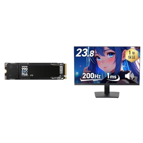 Samsung 990 EVO Plus 4TB PCIe Gen 4.0 ×4 NVMe M.2 (2280) TLC NAND 最大 7,250MB/秒 内蔵 SSD MZ-V9S4T0B-IT/EC 国内正規保証品+Smart Basic(スマートベ