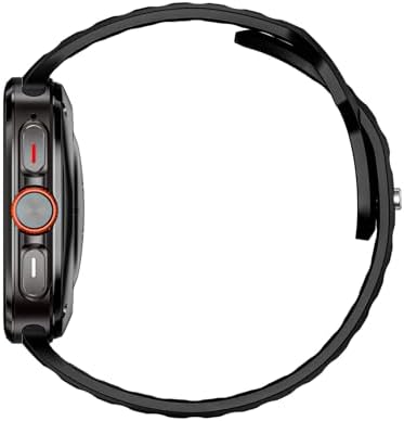 LOKMAT 4G SIM Kartlı Android Akıllı Saat, 2,16 inç AMOLED Büyük Ekran 3 GB + 32 GB Akıllı Saat Erkekler ve Kadınlar için Dönebilir Kameralı, WiFi, GPS, 1150 mAh (Siyah) - Görsel 3