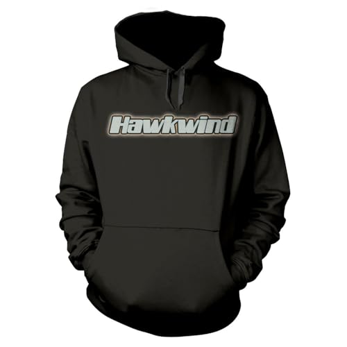 Sweat-shirt à capuche Hawkwind Levitation Plastichead XXL noir pour homme