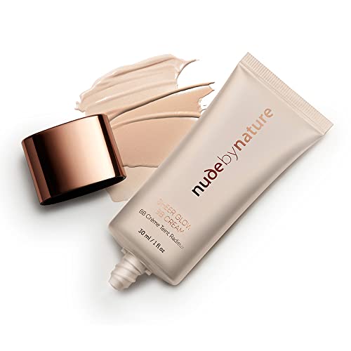Nude by Nature BB Cream, base de maquillaje con formula hidratante, 02 Soft Sand 30 ml Cover