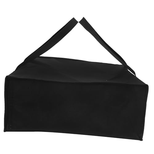MUCKLILY Insulated Bag Thick Non Woven Fabric for Food Preservation Capacity Takeout Bag with Shoulder Strap Thermal Insulation for Pizza and More