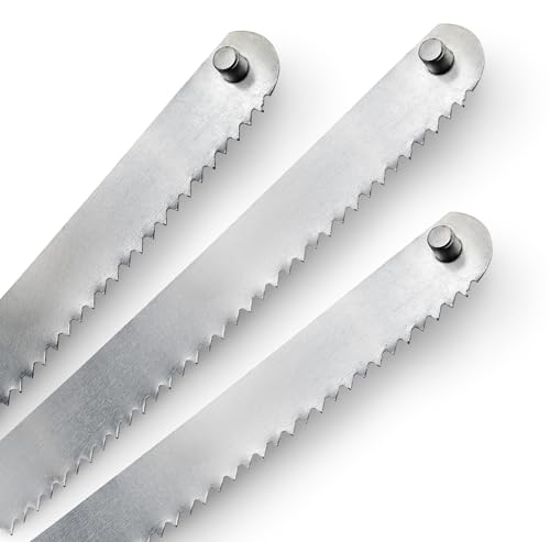 Butcher Saw Replacement Blades, Set of 3, Stainless Steel (22