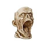 Skull Planters Pots Head, Unique Head Planter for Indoor Plants, Funny Face Flower Pot, Plant Pots for Outdoor Garden Deco and Home Art Decoration (5.9 x 4.9 x 4.7 inches)