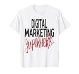 Superhéroe del marketing digital: ¡Maestro del mundo en línea! Camiseta