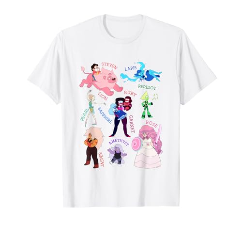 Steven Universe Earthbound Gems Collage T-Shirt