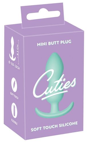 Cuties Mini Butt Plug Plugs anals Vert 6.5 cm/1.0-3.1 cm