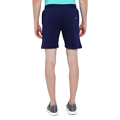 Image of AM SWAN Mens Premium Cotton Colourblocked Printed Stylish Comfort Knee Length Shorts